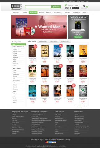 Интернет-магазин книг - 2018