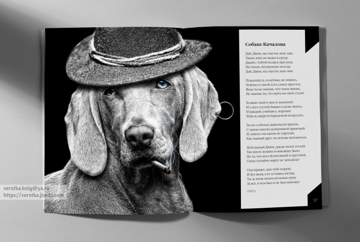 Верстка книги стихов