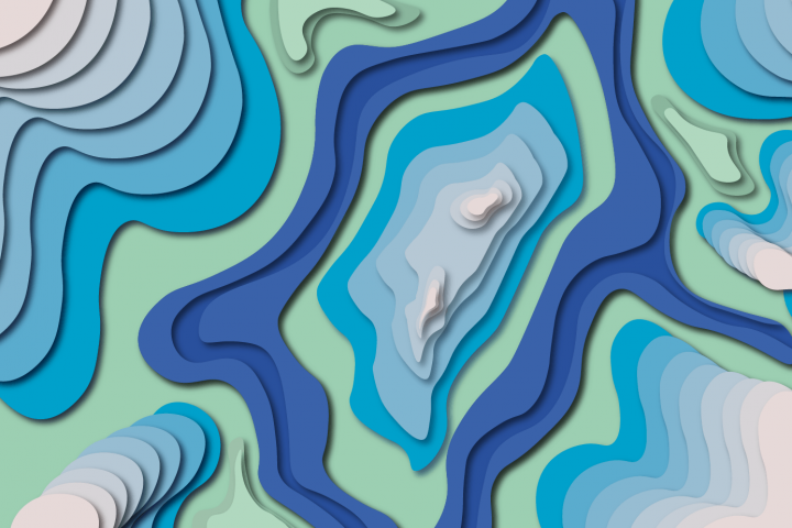 Горы и речка