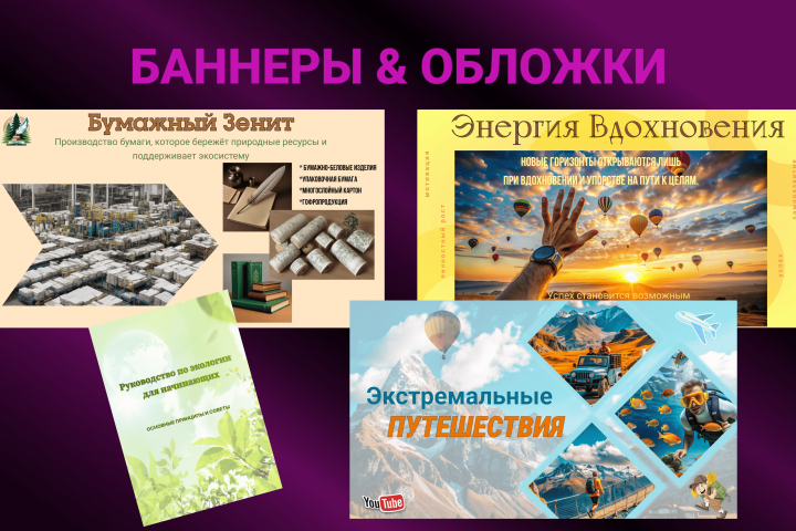 Баннеры и обложки Ютуб