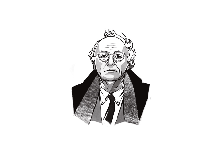 Портрет Бродского - графика