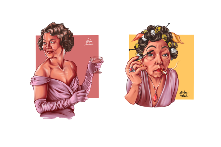 Портреты диджитал пастель