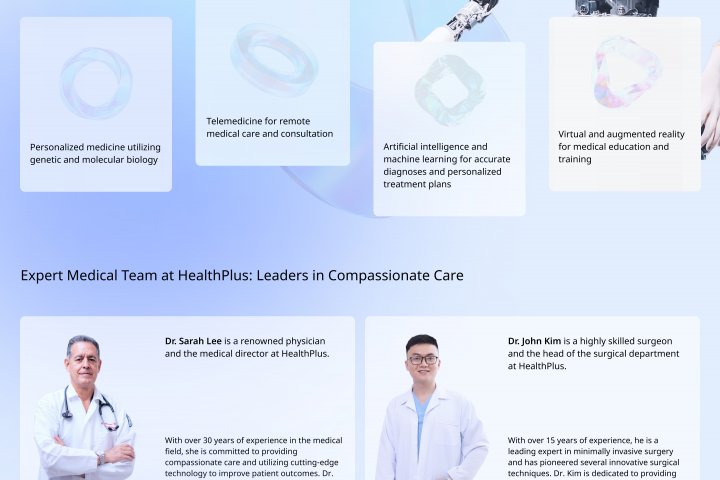 HealthPlus — Инновационные медицинские технологии