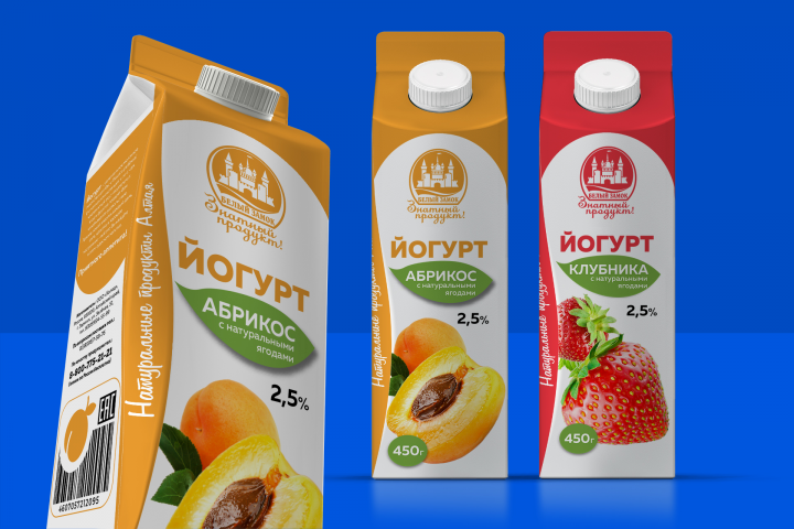 Дизайн упаковки йогурта