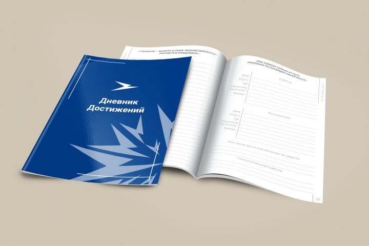 Дневник достижений для футбольного клуба "Чайка"