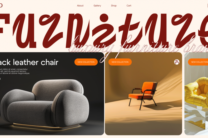 Дизайн сайта для магазина элитной мебели