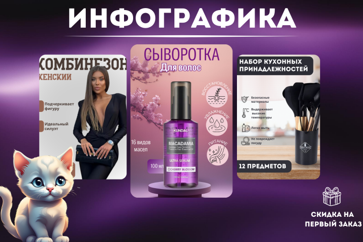 Визитная карточка для портфолио