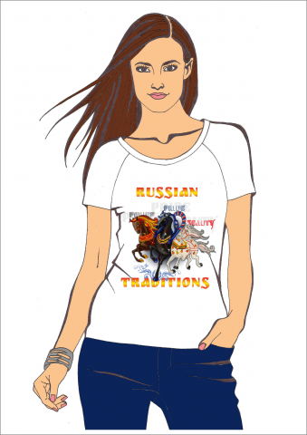 Футболка "Русские традиции"
