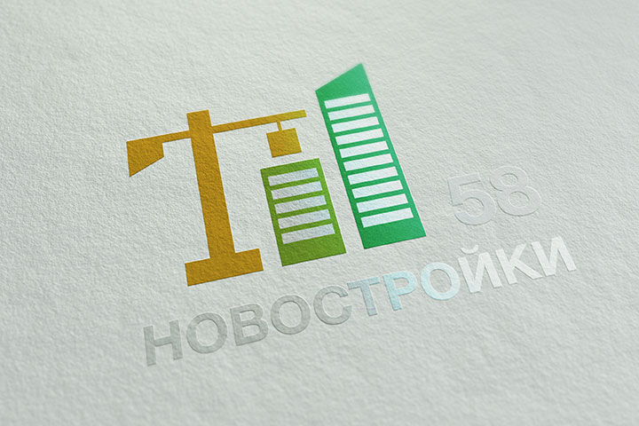 Логотип для агентства недвижимости novostroiki58.ru