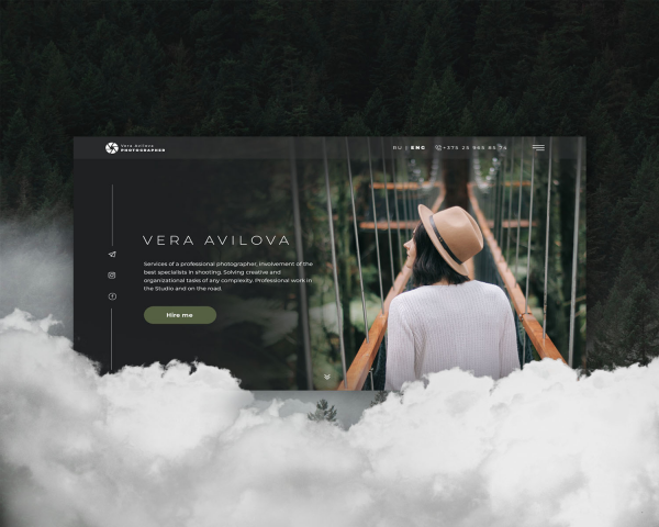 Лендинг для фотографа