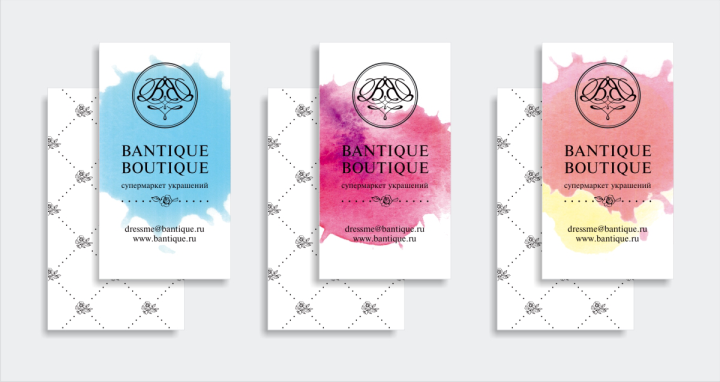 фирменный стиль для супермаркета украшений