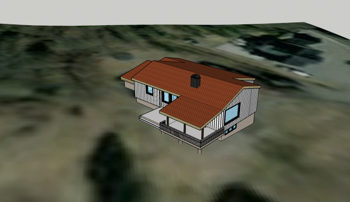 3D проект дома (200 кв.м.)