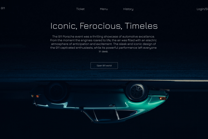 Сайт для встречи закрытого клуба Porshe 911 club