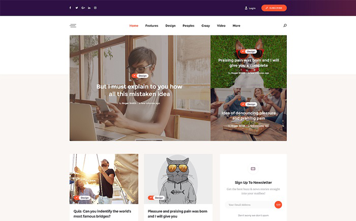 Новостной портал