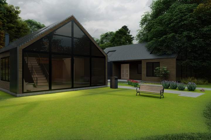 Double barnhouse