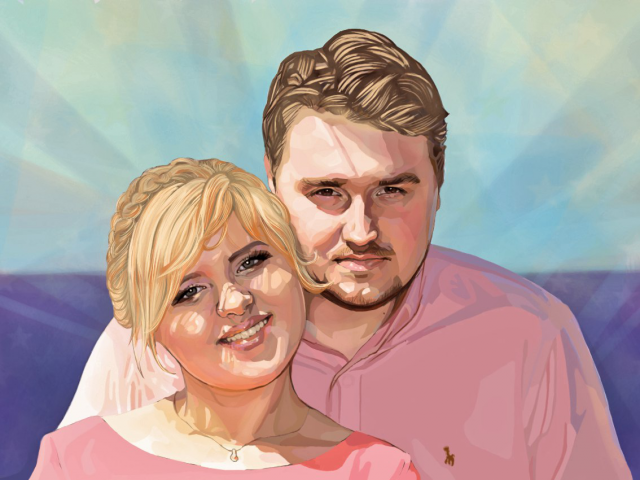 Портрет на графическом планшете