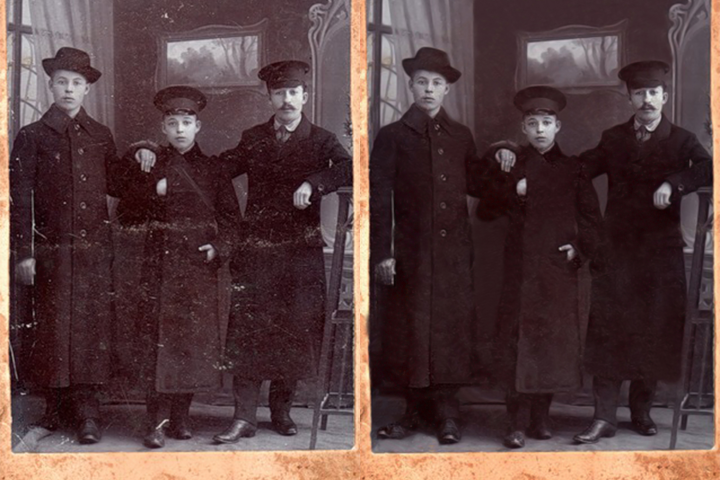 Ретушь фото 2