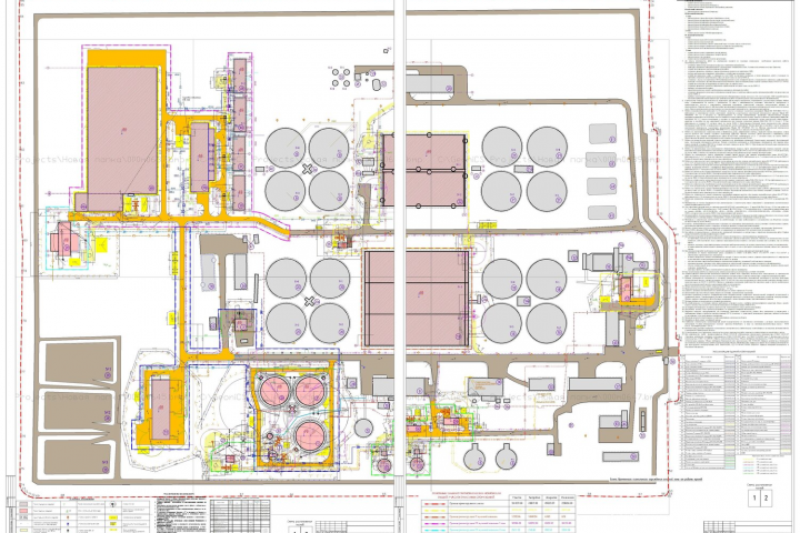 Стройгенплан в составе ПОС (инженерные сооружения)