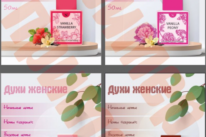 инфографика духи