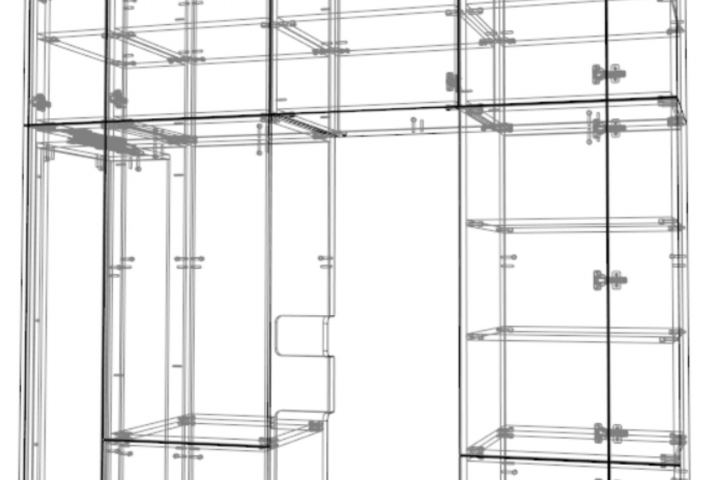 Шкаф в постирочную