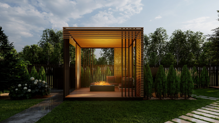 Визуализация беседки