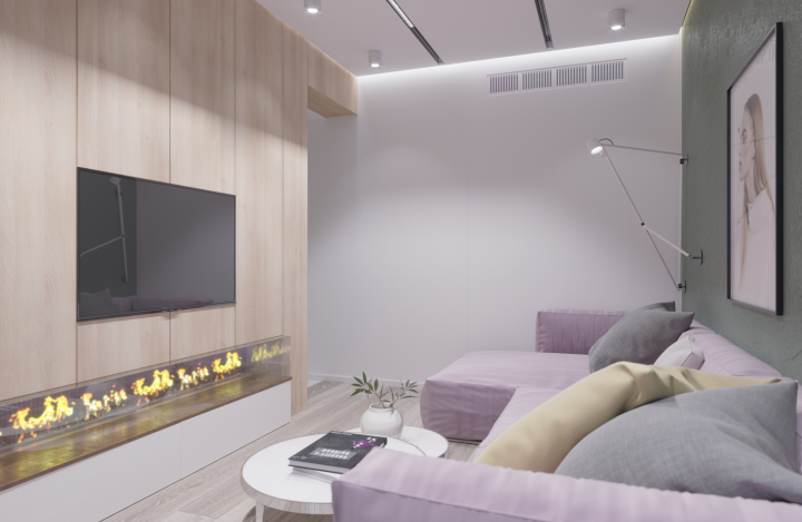 Гостиная в стиле минимализм