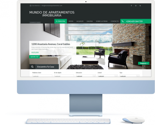Сайт под ключ MUNDODEAPARTAMENTOS