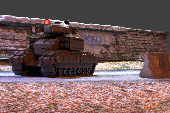 sci-fi танк
