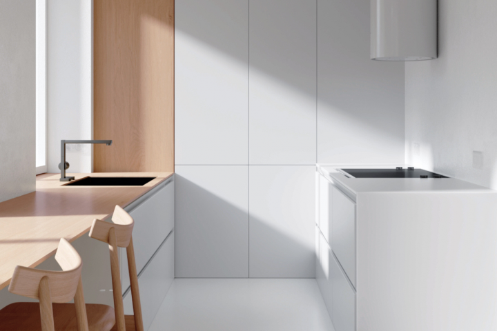 Дизайн проект студии 34 кв.м.