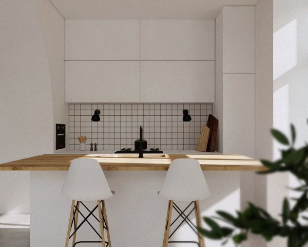 Дизайн кухни-гостиной