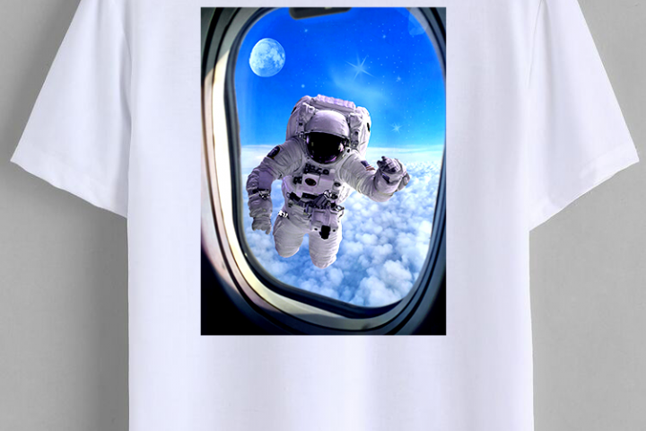 Принт на футболку "Космос"
