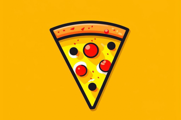 Логотип пиццерии с доставкой