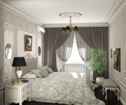 Дизайн спальни в классическом стиле