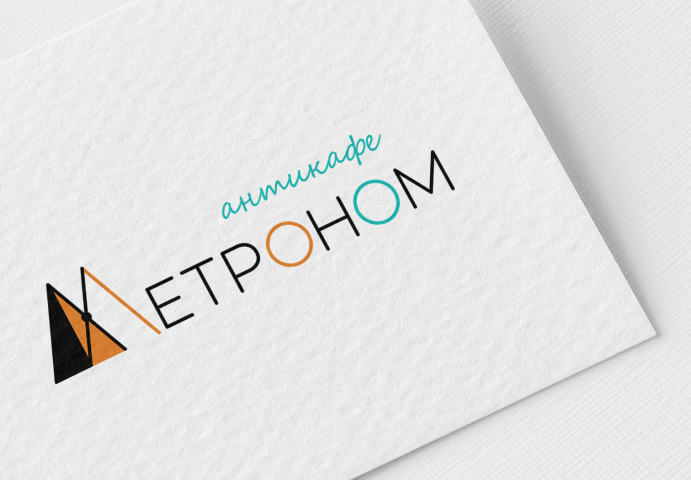 Логотип антикафе Метроном