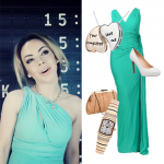 Коллаж - образ девушки из клипа