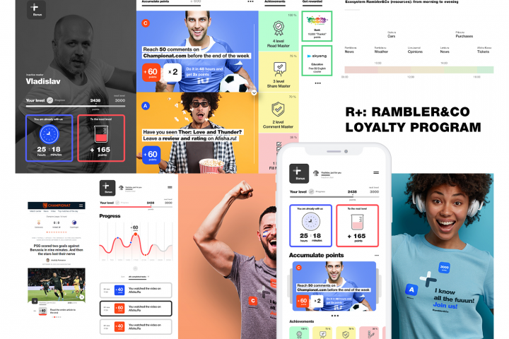 r+: Программа лояльности Rambler&Co