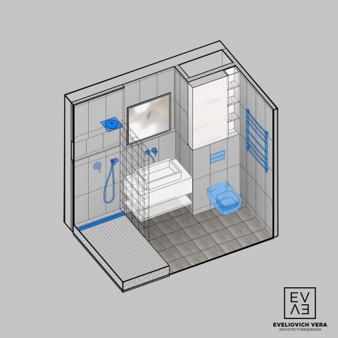 Схема ванной