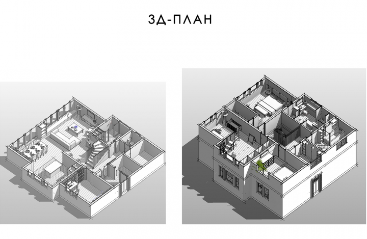 3д- план в Revit