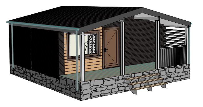 Дом одноэтажный