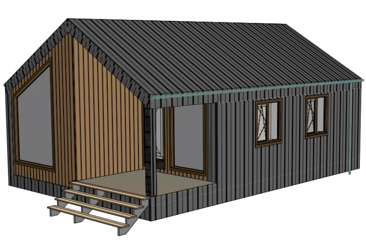 Дом в стиле БарнХаус