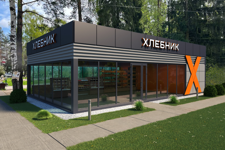 Визуализация павильона в С. Петербурге