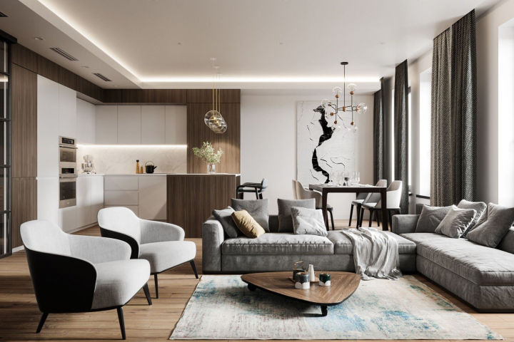 Интерьер гостиной