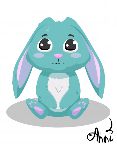 Векторный зайка