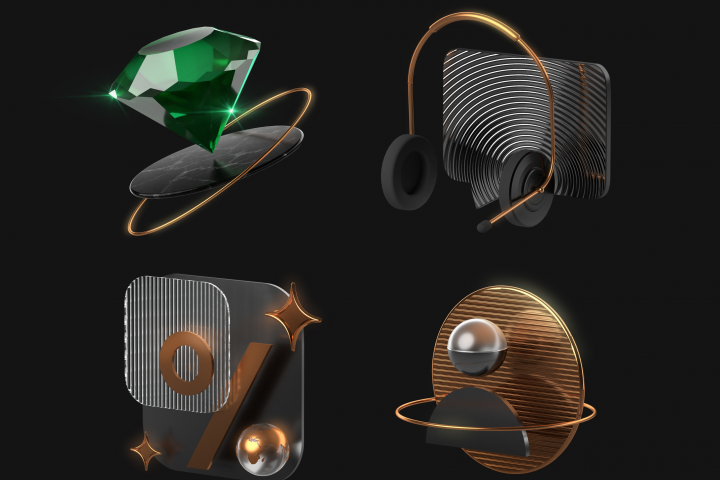 3D иконки для сайта