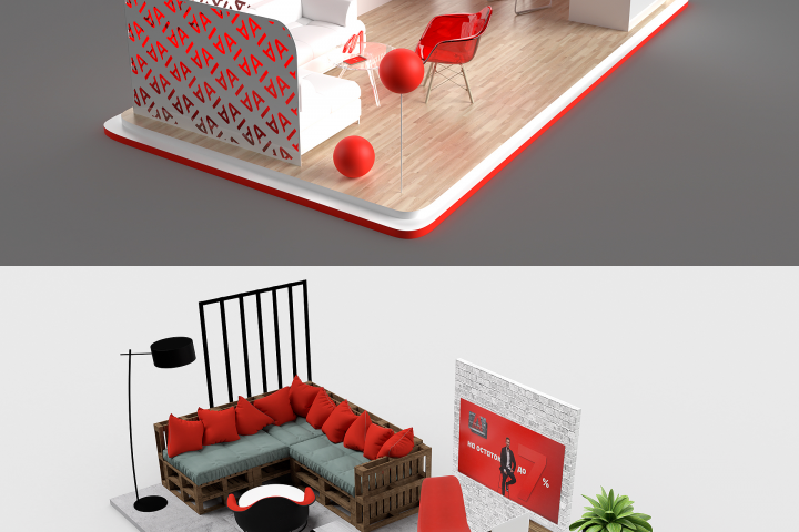 Бренд-зона для Альфа Банка