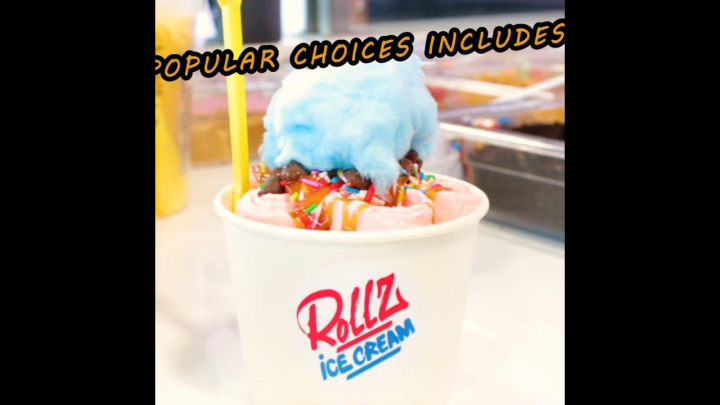 Реклама кафе мороженого для Инстаграма