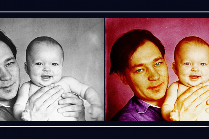 Черно-белое - в цвет