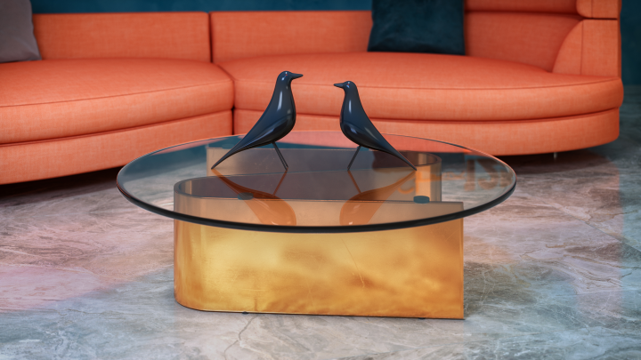 Визуализация дивана "Minotti"