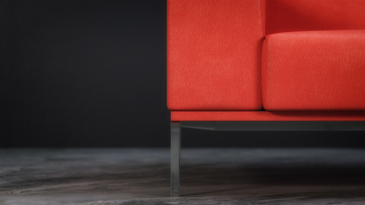 Визуализация дивана "Cassina"