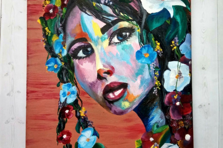Рисунок от руки мастом